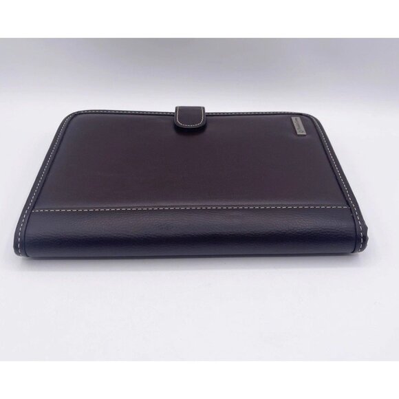 FranklinCovey Classic Leather Planner Binder Compass System 7-Ring Organizer - Picture 2 of 10